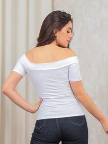 blusa cicania  canelado com bojo