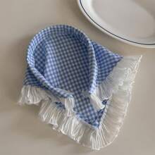 Boho 1pc Women's Country Style Headband Slouchy Hair Clip Headscarf With Lace High-End Feeling Hair Accessory For Beach Atmosphere Photography Upgraded Version Triangle Headscarf Tiaras , Hairband, Hair Hoop Headbands