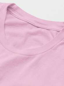 Men T-Shirts - Màu Hồng baby - Xem 3