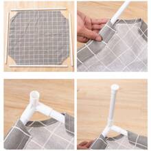 1pc Elevated Pet Bed Dog Cot, Raised Cat Bed For Cats And Small Dogs With Warm Fabric - Beige - View 7