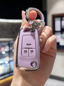 Étui porte-clés avec porte-clés pour Vauxhall Opel Astra Insignia Vectra Zafira Meriva Mokka Chevrolet Cruze Captiva Orlando Holden 2 3 boutons clé de voiture pliante Étui Accessoires de voiture Porte-clés Sac à dos pour l'école Gothique mignon Y2k