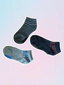 12 pares/ set de calcetines cortos para niño, lindos suaves y transpirables - Multicolor - Ver 10