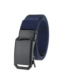 適用於休閒、商務、戶外和運動活動的中性時尚帆布腰帶 - A - 查看 6