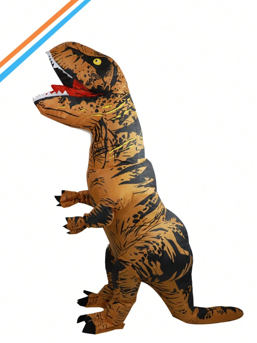 暴龍充氣服裝，行走的恐龍親子派對Cosplay舞台表演道具 - 紅色 - 查看 1