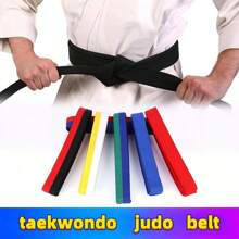 1 chiếc Đai Taekwondo đan nhiều màu hai lớp, Đai võ thuật Judo Karate, Đai võ thuật Jujitsu, Thích hợp sử dụng trong Taekwondo Karate, Huấn luyện thể thao, Đai tập eo Halloween, Đai tập eo, Thích hợp cho tập luyện Thể thao tại nhà và đi bộ - Nhiều màu - Xem 5