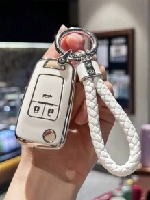 Étui porte-clés avec porte-clés pour Vauxhall Opel Astra Insignia Vectra Zafira Meriva Mokka Chevrolet Cruze Captiva Orlando Holden 2 3 boutons clé de voiture pliante Étui Accessoires de voiture Porte-clés Sac à dos pour l'école Gothique mignon Y2k