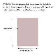 1 pieza Manta de felpa de doble capa con hoyuelos para bebé, apta para todas las estaciones, con amor de San Valentín - Rosa - Ver 6