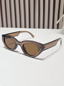 1 Pair Retro Street Style Cat Eye Fashion Fashion Glasses, Suitable For Outings, Vacations And Everyday Use Beach Accessories For Women Glasses Shades Basics Fall Winter Women Outfits Clothes Business Casual Gifts For Summer Beach Vacation,Outdoor,Travel - 彩色 - 查看 12
