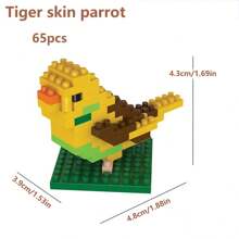 Cartoon Animal Building Blocks With Diamond Particles, High Difficulty Level, Ideal For Anime Collectibles And Festival Gifts - Multicolor - View 18