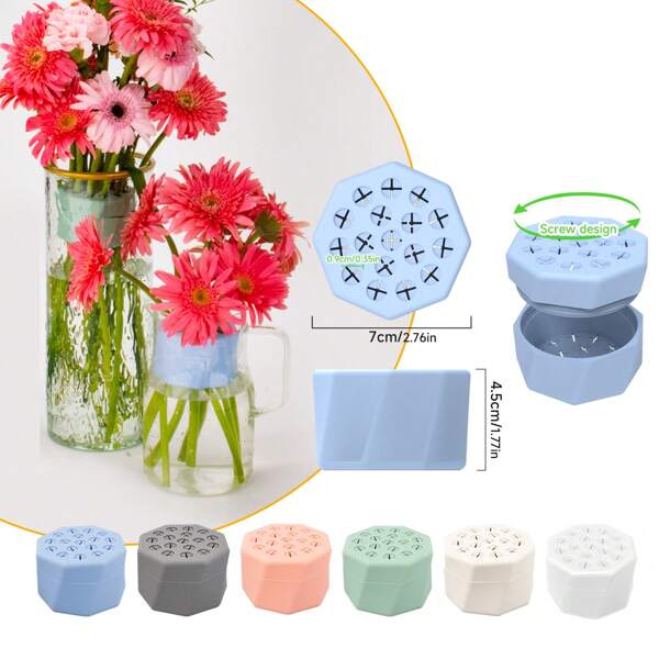 1pc Silicone Flower Arranger Spiral Flower Stem Stand Fit Size Flower Stem Flower Arranger Reusable Home Flower Bouquet Stand