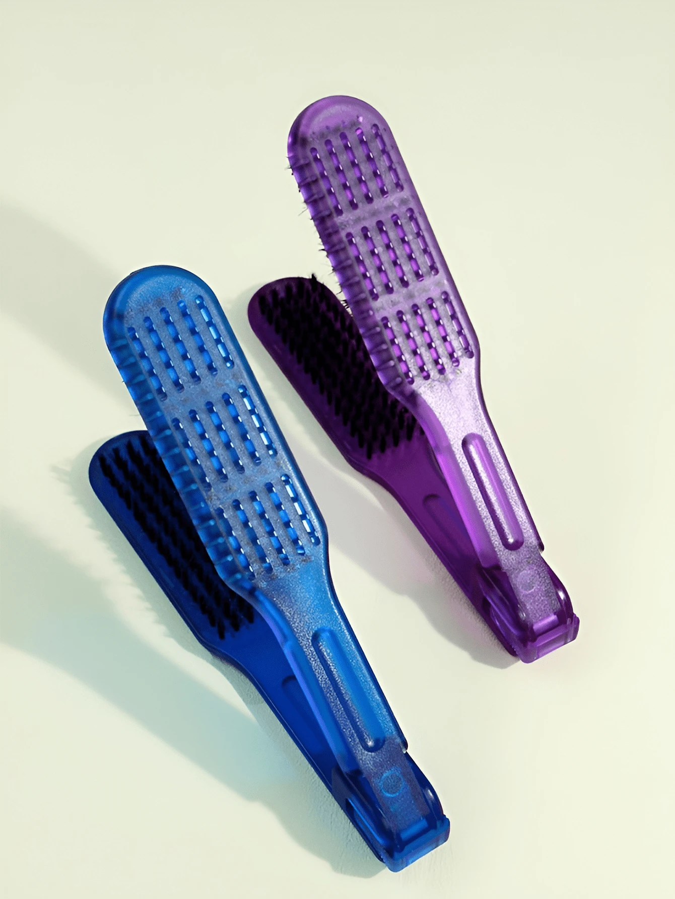 Double Sided Brush, Clamp Hair Brushes Clamp Hair Straightening Comb