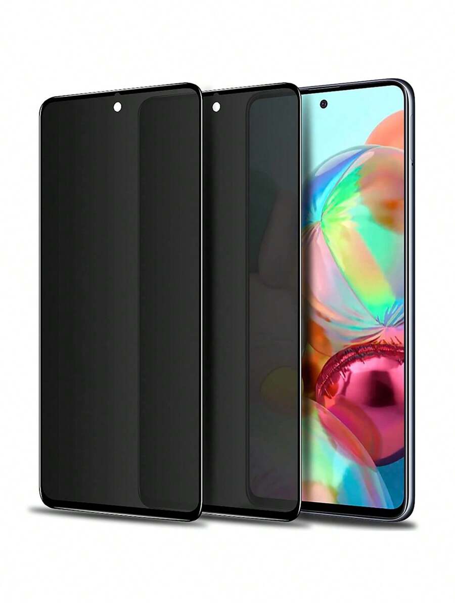 2 piezas Mica Privacidad Templado Cristal Para Samsung Galaxy A53 5g - Negro - Ver 1