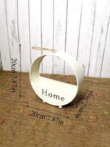 1入室外掛鐵製花籃，園藝裝飾，家居牆上裝飾品，客廳和臥室牆面裝飾 - 彩色 - 查看 10