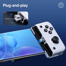 EasySMX M05 Android Mobile Phone Gaming Controller Compatible With IOS 15 Series And Above, USB/BT+Direct Connection,With Vibration Feedback,Support For Mapping,Programmable Controller