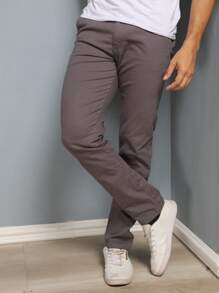 Men Pants - Dark Grey - View 2