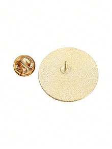 1Pc Creative Geometry Disability Awareness Enamel Needle Fun Cartoon Text "Not All Disabilities Visible" Brooch, Lapel Badge Accessory, Hat Backpack Decoration Accessory, Student Friend Jewelry Gift - Multicolor - View 4