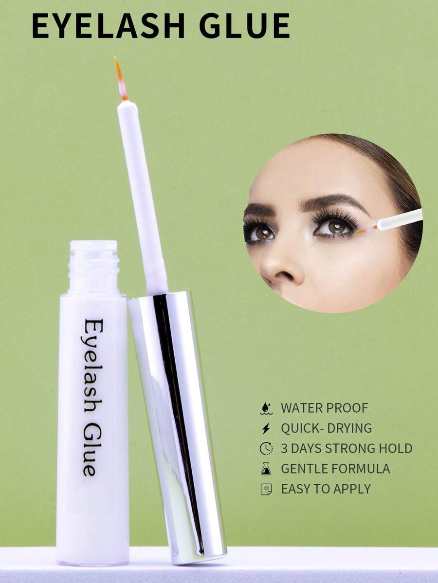 1 Pc Professional Latex Free Eyelash Glue Super Hold Lasting 72 Hours False Eyelash Extension