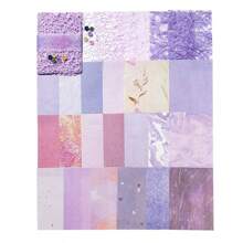 MOCARD 1 Pack 31 Stück/30 Packungen 930 Stücke sortierte Gitter- und Vintage-Holzknöpfe und Scrapbooking-Material Bastelpapier, handgemachtes Junk-Journal-Design-Papier, ästhetische Collage-Materialien für Schule, Schulsachen, Rückkehr zur Schule