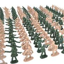 30/48pcs 5cm Mini Soldier Model Color Style Random Ship Military Element Battle Chess Ornaments Creative Desktop Sandbox War Simulation Props - Multicolor - View 11