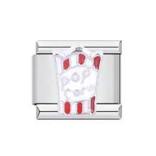 2024 New Stainless Steel Beverage & Dessert Series Modular Bracelets, Unisex Customizable Assembling Personalized Chain - Multicolor - View 6