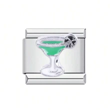 2024 New Stainless Steel Beverage & Dessert Series Modular Bracelets, Unisex Customizable Assembling Personalized Chain - Multicolor - View 2