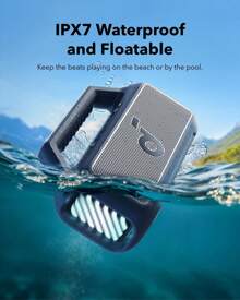 Soundcore Boom 2 Outdoor Speaker, 80W, Bluetooth Speaker, Subwoofer, BassUp 2.0, 24H Playtime, IPX7 Waterproof, Floatable, RGB Lights, USB-C, Custom EQ, Bluetooth 5.3, Portable For Outdoors, Camping, Beach - 藍色 - 查看 5