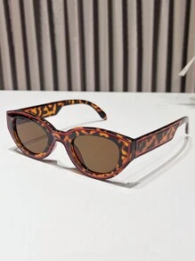 1 Pair Retro Street Style Cat Eye Fashion Fashion Glasses, Suitable For Outings, Vacations And Everyday Use Beach Accessories For Women Glasses Shades Basics Fall Winter Women Outfits Clothes Business Casual Gifts For Summer Beach Vacation,Outdoor,Travel - 彩色 - 查看 13