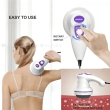 Masajeador de celulitis de mano, moldeador corporal, masajeador de grasa abdominal, vibrador doméstico para caderas, cintura, brazos y piernas