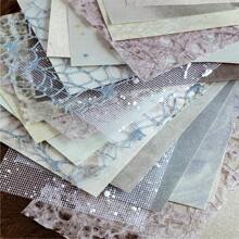 MOCARD 1 Pack 31 Stück/30 Packungen 930 Stücke sortierte Gitter- und Vintage-Holzknöpfe und Scrapbooking-Material Bastelpapier, handgemachtes Junk-Journal-Design-Papier, ästhetische Collage-Materialien für Schule, Schulsachen, Rückkehr zur Schule