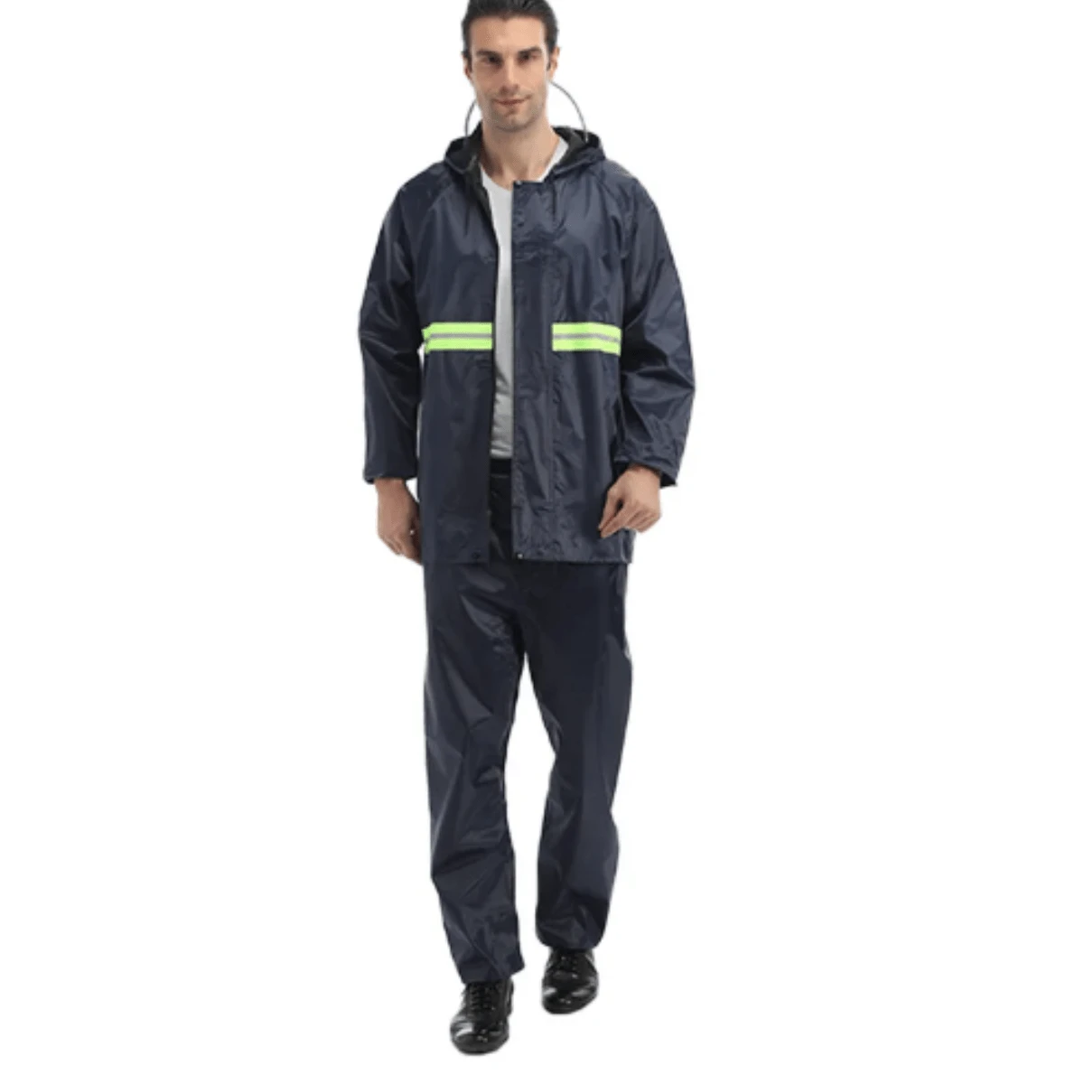 Capa de lluvia para ciclismo - Azul - Ver 1