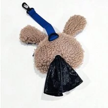 1 Peça Sacola Toalete para Cães, Dispositivo de Distribuição e Armazenamento de Resíduos de Animais de Estimação, saco para Coleta, Saco de Distribuição, Saco de Armazenamento, Organizador Durável para Toalete de Cães de Poliéster para Caminhada e Viagem - Não requer bateria