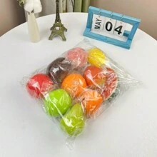 Paquete de 10 piezas Conjunto de frutas artificiales, frutas falsas para decoración del hogar, prop para exhibición en tiendas, decoración de fruteros de mesa, cocina, restaurante, fiesta, fotografía - Multicolor - Ver 11
