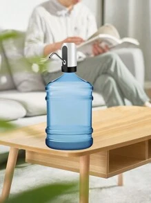 1 Pieza Dispensador de agua automático con luz LED - Blanco y Negro - Ver 5