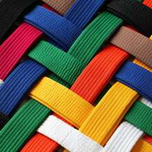 1 chiếc Đai Taekwondo đan nhiều màu hai lớp, Đai võ thuật Judo Karate, Đai võ thuật Jujitsu, Thích hợp sử dụng trong Taekwondo Karate, Huấn luyện thể thao, Đai tập eo Halloween, Đai tập eo, Thích hợp cho tập luyện Thể thao tại nhà và đi bộ - Nhiều màu - Xem 12