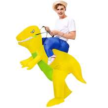 Disfraz Inflable De Dinosaurio Jurásico De Fantasía Para Niños Y Adultos - A - Ver 6