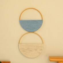 Circle Wall Decor Set, Hoop Wall Art, Abstract Wall Decor, Geometric Wall Art, Minimalist Wall Art, Macrame Wall Hanging, Modern Macrame Boho Wall Decor - Multicolor - View 12