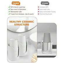 Disposable Paper Cup Holder, Desk Top Multi-Function Cup Organizer Rack For Storing And Dispensing Single-Use Paper Cups - Multicolor - View 5