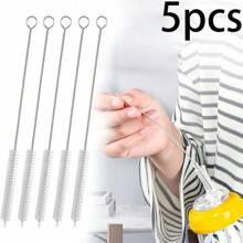 5pcs Extra Long And Wide Diameter Straw Cleaning Brush, Cleaning Kit For Straws, Water Bottles, Tumbler, Straw Brush ,Kitchen,Christmas Gift,School Supplies - 5-piece Straw Brush - View 11