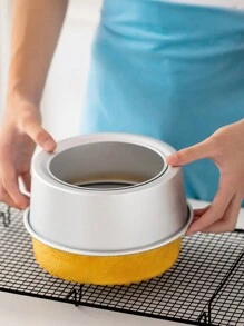 4/6/8/10 Inch Chiffon Cake Mould Anodized Aluminum Mousse Cheesecake Pan Set With Removable Bottom Round Cake Pan For Home Baking