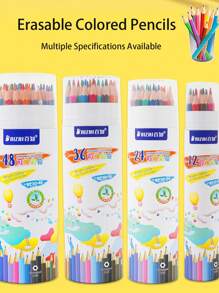 1pc Erasable Colored Pencils, 12/24/36/48 Colors, Drawing Painting Sketching Pencils - Colored Pencils - View 2