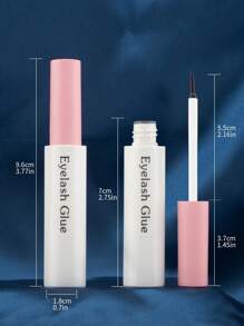 2 Packs Of Eyelash Glue, False Eyelash Extension Glue, Super Strong Hold, Long-Lasting 72 Hours, Professional Eyelash Glue Adhesive, Best White Strip Eyelash Glue, Eyelash Cluster Extension Glue, Latex-Free, Suitable For Sensitive Eyes, Home DIY Eyelashes (2 Pieces, 6ml+6ml Black+White Transparent)Lash Glue,Eyelash Glue