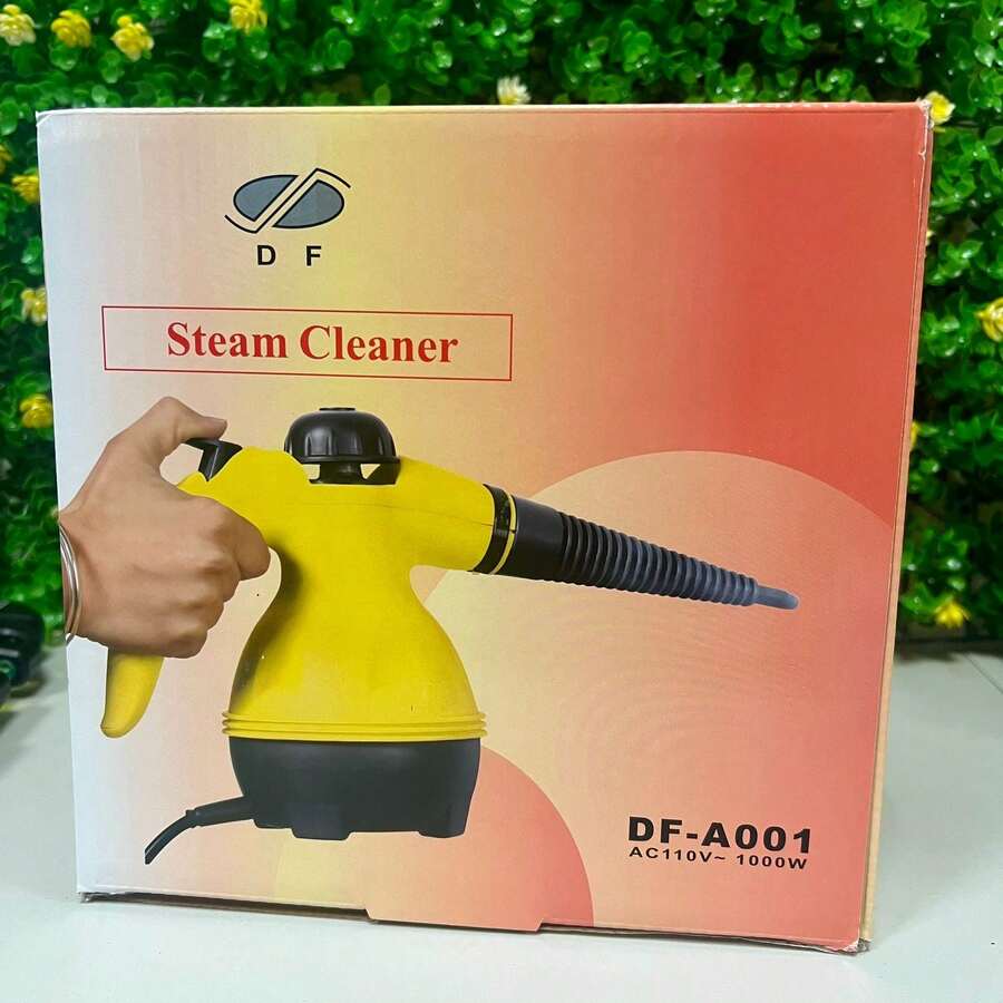 1 Pieza Máquina Limpiadora De Vapor De Alta Temperatura Portátil De Mano Para El Hoga - Amarillo Mostaza - Ver 1