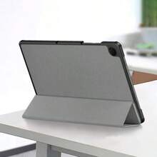 适用于三星 Galaxy Tab A9 Plus 保护壳 Tab A9+ 11 英寸 2023 X210 X216 X218 PU 皮革防震折叠智能保护套适用于 Galaxy Tab A9 8.7 英寸 X110 X115 X117 平板电脑保护壳，带自动睡眠唤醒功能 - 灰色 - 查看 2
