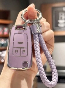 Étui porte-clés avec porte-clés pour Vauxhall Opel Astra Insignia Vectra Zafira Meriva Mokka Chevrolet Cruze Captiva Orlando Holden 2 3 boutons clé de voiture pliante Étui Accessoires de voiture Porte-clés Sac à dos pour l'école Gothique mignon Y2k
