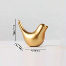 Đồ trang trí trừu tượng chim vàng Bắc Âu tối giản hiện đại, đồ trang trí phòng trưng bày đồ gia dụng Quà tặng tốt nhất - Vàng - Xem 5