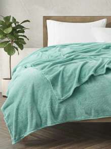 Soft Throw Blanket 17 Solid Colors King Queen Full Twin And Throw Size - 水鴨藍 - 查看 1