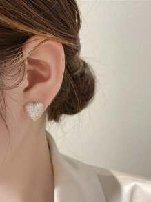 Women Hoop Earrings - Vàng - Xem 2