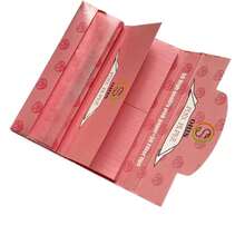 1 Set Cigarette Rolling Papers Including Filter Papers, Slow Burning Rolling Papers, Portable Cigarette Rolling Papers - Pink - View 5