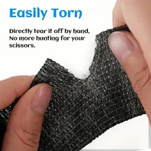 Confezione da 6 bende elastiche adesive nere: bende multifunzionali, stretching e durevoli per supporto di polso e caviglia per sport e attività all'aperto (lunghezza 4,5m x larghezza 5cm), accessori per palestra, bende per fasciature sportive