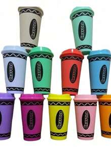 Vasos cafeteros - Rosa - Ver 1